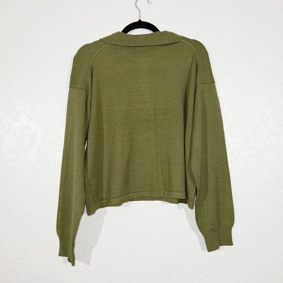 New Double Zero Green Collared Top and Shorts Lounge Set Size Small - Picture 5 of 10